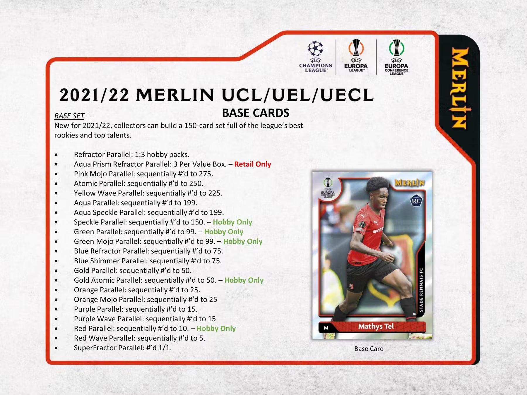 2021-22 Topps UEFA Champions League Merlin Chrome Soccer Hobby Pack Cards Direct