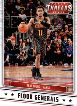 2018-19 Panini Threads Floor Generals #4 Trae Young