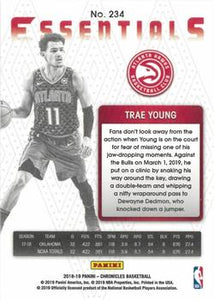 2018-19 Panini Chronicles #234 Trae Young/Essentials