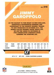 2019 Donruss #219 Jimmy Garoppolo