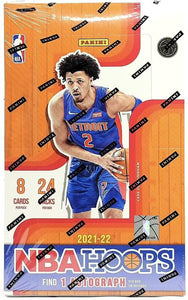 2021-22 Panini NBA Hoops Basketball Hobby Pack
