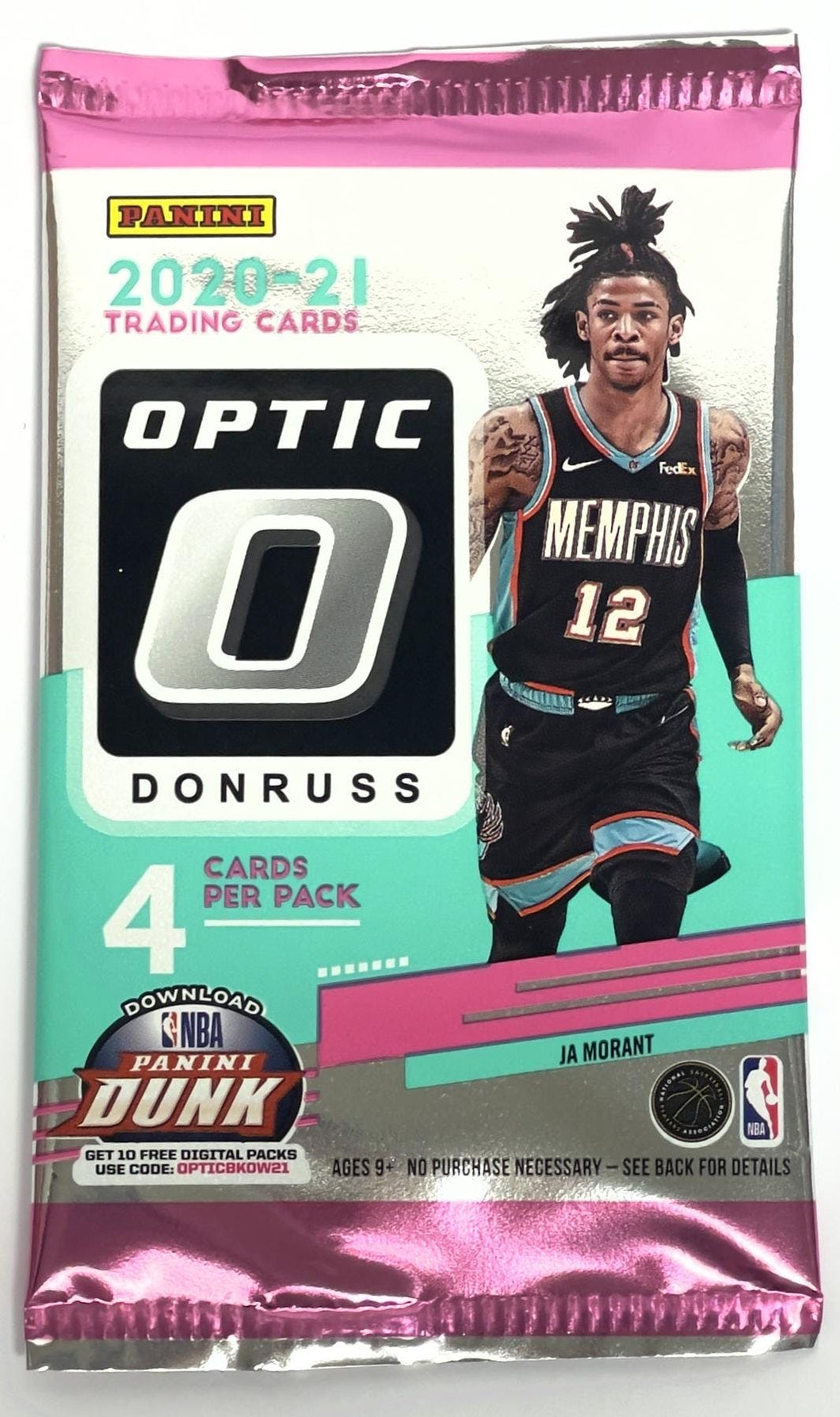 2020-21 Panini Donruss Optic Basketball Hobby Pack