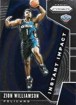 2019-20 Panini Prizm Instant Impact #2 Zion Williamson