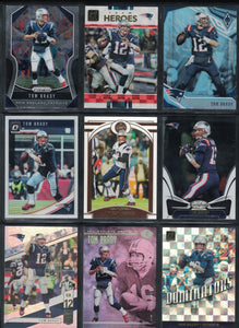Tom Brady - New England Patriots - 9 Card Lot