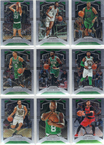2019-20 Prizm Boston Celtics NBA Basketball Cards Team Set