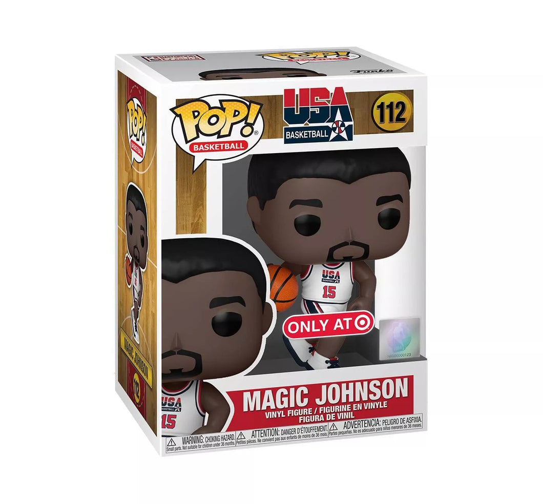 Funko POP! NBA: Legends - Magic Johnson (1992 Team USA White) Target Exclusive