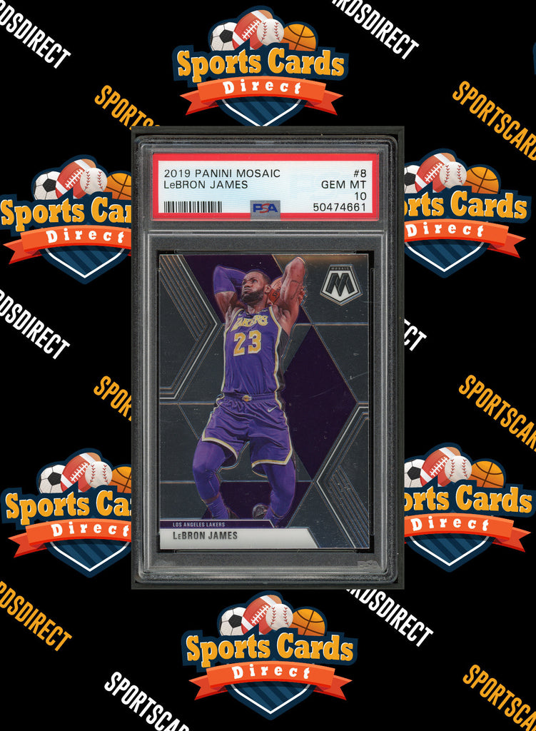 2019 Panini Mosaic #8 LeBron James PSA 10 – Sports Cards Direct