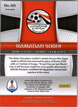 2018 Panini Prizm World Cup Prizms Lazer #60 Ramadan Sobhi