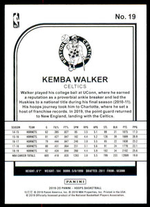 2019-20 Hoops #19 Kemba Walker