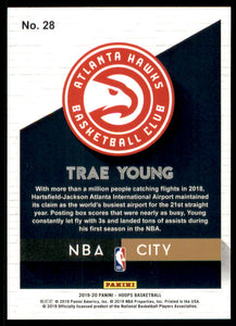 2019-20 Hoops NBA City #28 Trae Young