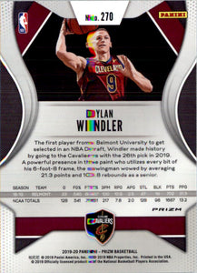 2019-20 Panini Prizm Prizms Red White and Blue #270 Dylan Windler