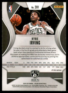 2019-20 Panini Prizm Prizms Pink Ice #201 Kyrie Irving
