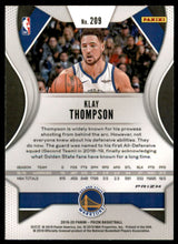 2019-20 Panini Prizm Prizms Green #209 Klay Thompson