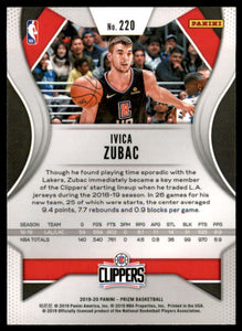 2019-20 Panini Prizm #220 Ivica Zubac