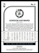 2019-20 Hoops #9 Gordon Hayward
