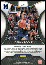 2019-20 Panini Prizm Draft Picks #92 Jordan Poole