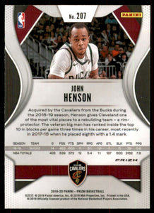 2019-20 Panini Prizm Prizms Ruby Wave #207 John Henson
