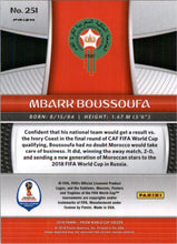 2018 Panini Prizm World Cup Prizms Lazer #251 Mbark Boussoufa