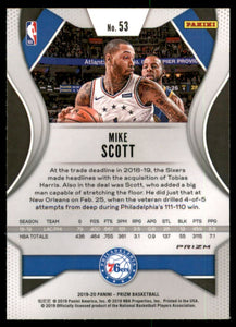 2019-20 Panini Prizm Prizms Hyper #53 Mike Scott