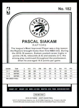 2019-20 Hoops #182 Pascal Siakam