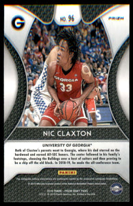 2019-20 Panini Prizm Draft Picks Prizms Silver #96 Nicolas Claxton