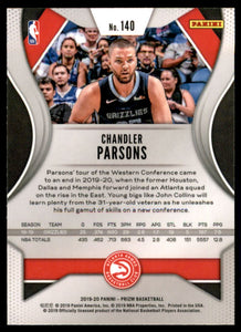 2019-20 Panini Prizm #140 Chandler Parsons