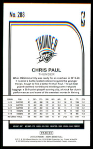 2019-20 Hoops Purple #288 Chris Paul