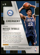 2019-20 Panini Prizm Emergent Prizms Silver #18 Matisse Thybulle