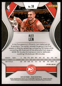 2019-20 Panini Prizm Prizms Red Ice #38 Alex Len