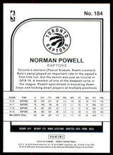 2019-20 Hoops #184 Norman Powell