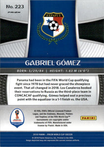 2018 Panini Prizm World Cup Prizms Lazer #223 Gabriel Gomez