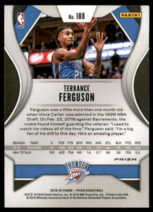 2019-20 Panini Prizm Prizms Orange Ice #188 Terrance Ferguson