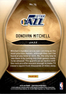 2019-20 Certified Gold Team #14 Donovan Mitchell