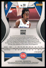 2019-20 Panini Prizm Prizms Green Ice #291 Jordan Bone