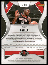 2019-20 Panini Prizm Prizms Red White and Blue #110 Clint Capela