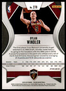 2019-20 Panini Prizm Prizms Green #270 Dylan Windler