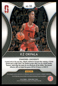 2019-20 Panini Prizm Draft Picks #33 KZ Okpala