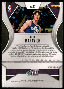 2019-20 Panini Prizm Prizms Green #17 Pete Maravich