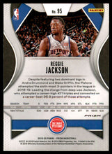 2019-20 Panini Prizm Prizms Ruby Wave #95 Reggie Jackson