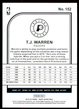 2019-20 Hoops #152 T.J. Warren