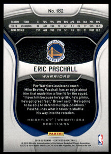 2019-20 Certified #182 Eric Paschall RC