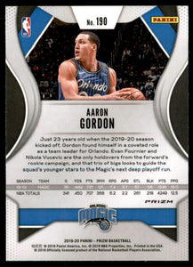 2019-20 Panini Prizm Prizms Silver #190 Aaron Gordon