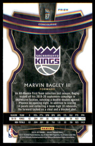 2019-20 Select Prizms Tri Color #87 Marvin Bagley III