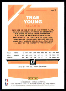 2019-20 Donruss #1 Trae Young