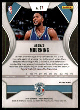 2019-20 Panini Prizm Prizms Red White and Blue #27 Alonzo Mourning