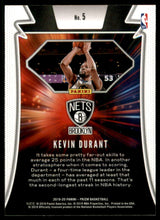 2019-20 Panini Prizm Far Out! #5 Kevin Durant