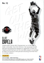 2019-20 Hoops Get Out the Way Winter #12 Clint Capela