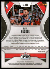 2019-20 Panini Prizm Prizms Green #185 Paul George
