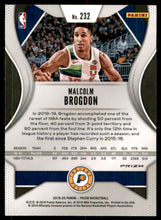 2019-20 Panini Prizm Prizms Red Ice #232 Malcolm Brogdon