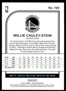 2019-20 Hoops #169 Willie Cauley-Stein